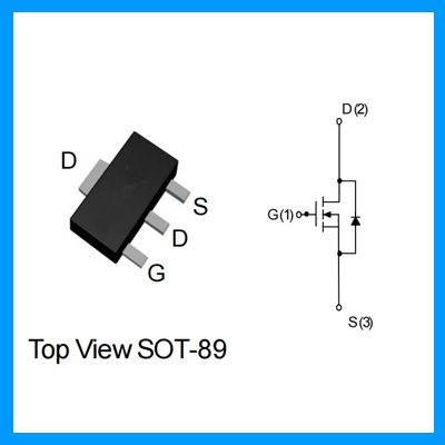 N溝道 SOP89封裝 MOS管